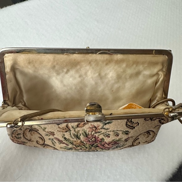 Walborg Vintage 50s W. Germany Tapestry Handbag Clutch - Picture 12 of 16